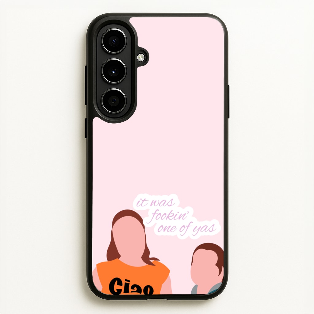 It Was Fookin' One Of Yas - British Pop Culture - British Pop Culture Phone Case for Galaxy A56