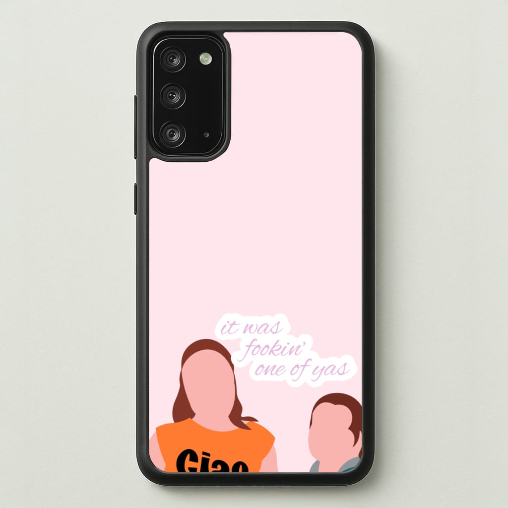 It Was Fookin' One Of Yas - British Pop Culture - British Pop Culture Phone Case for Galaxy Note 20