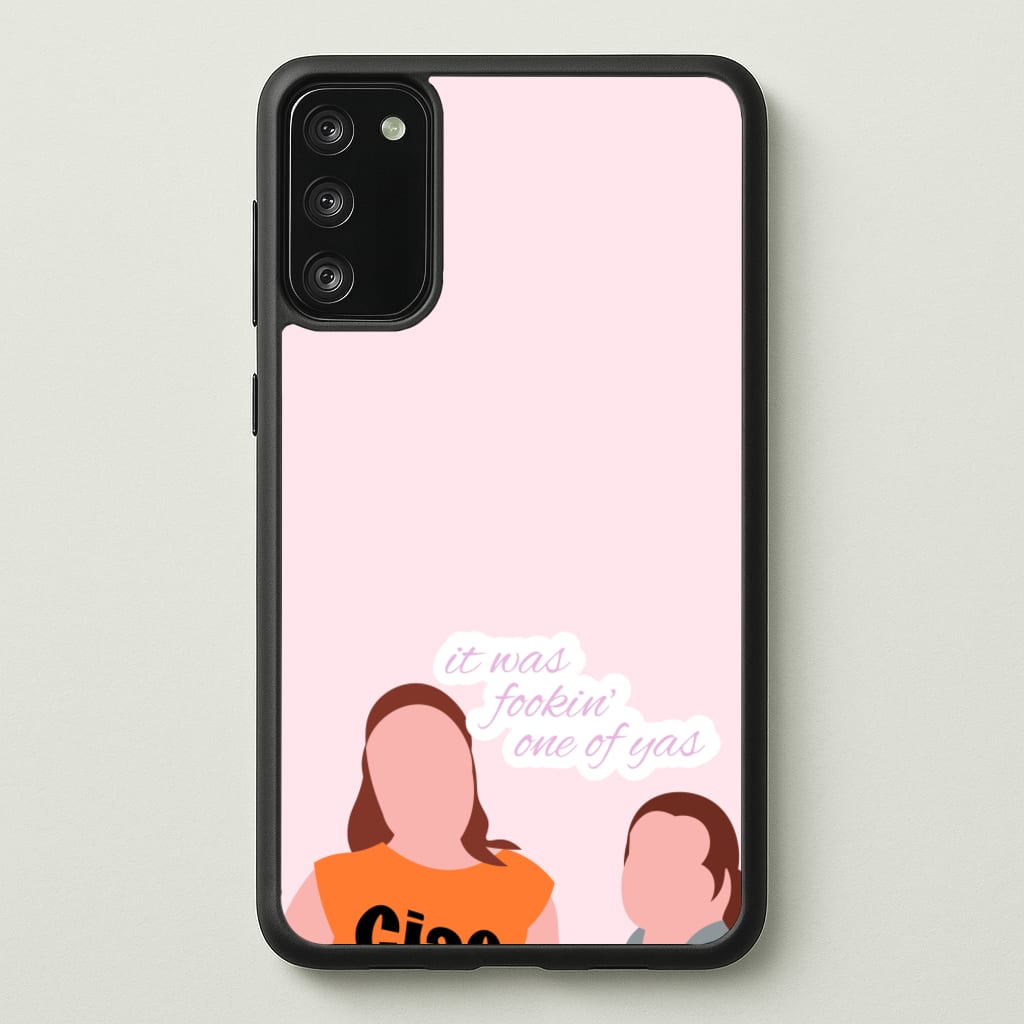 It Was Fookin' One Of Yas - British Pop Culture - British Pop Culture Phone Case for Galaxy A41