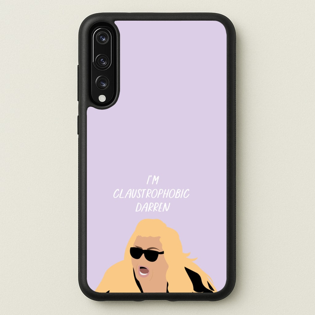 I'm Claustrophobic Darren - British Pop Culture - British Pop Culture Phone Case for Huawei P20 Pro