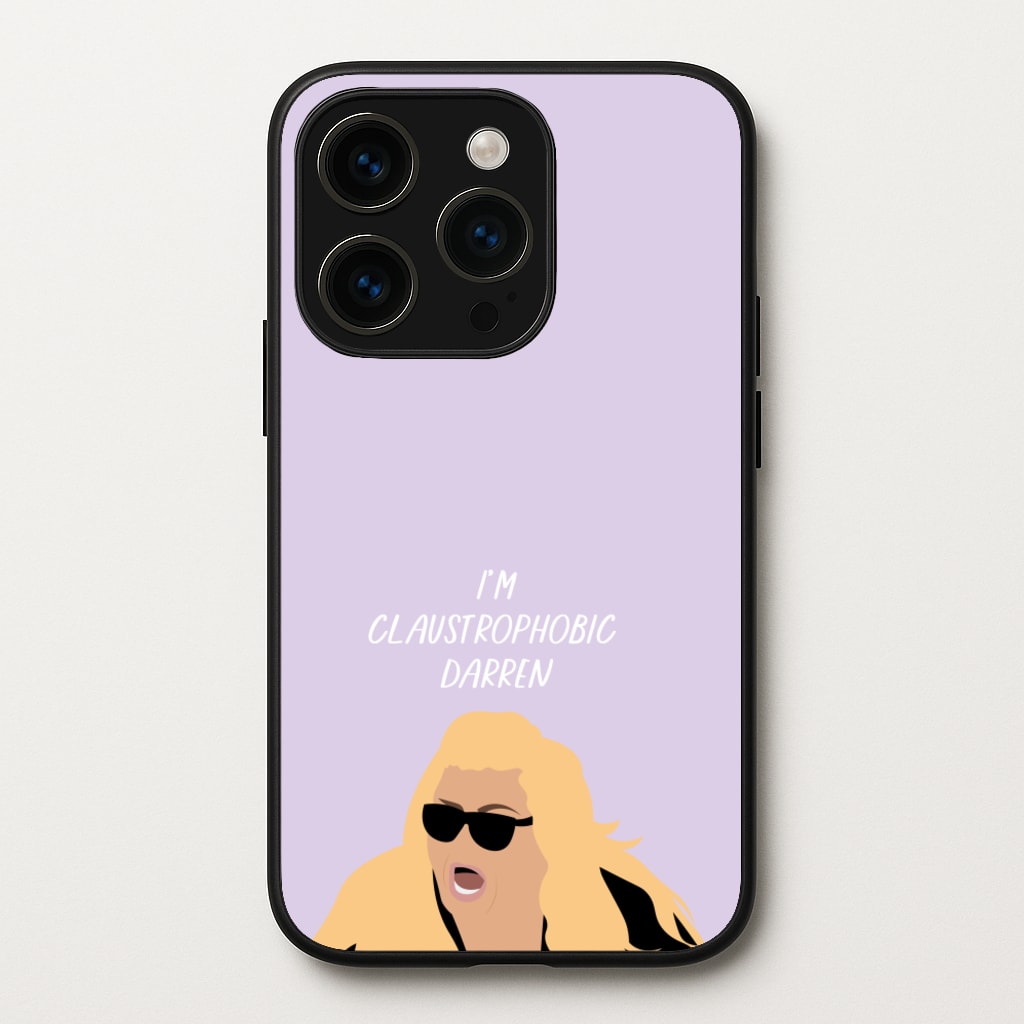 I'm Claustrophobic Darren - British Pop Culture - British Pop Culture Phone Case for iPhone 14 Pro