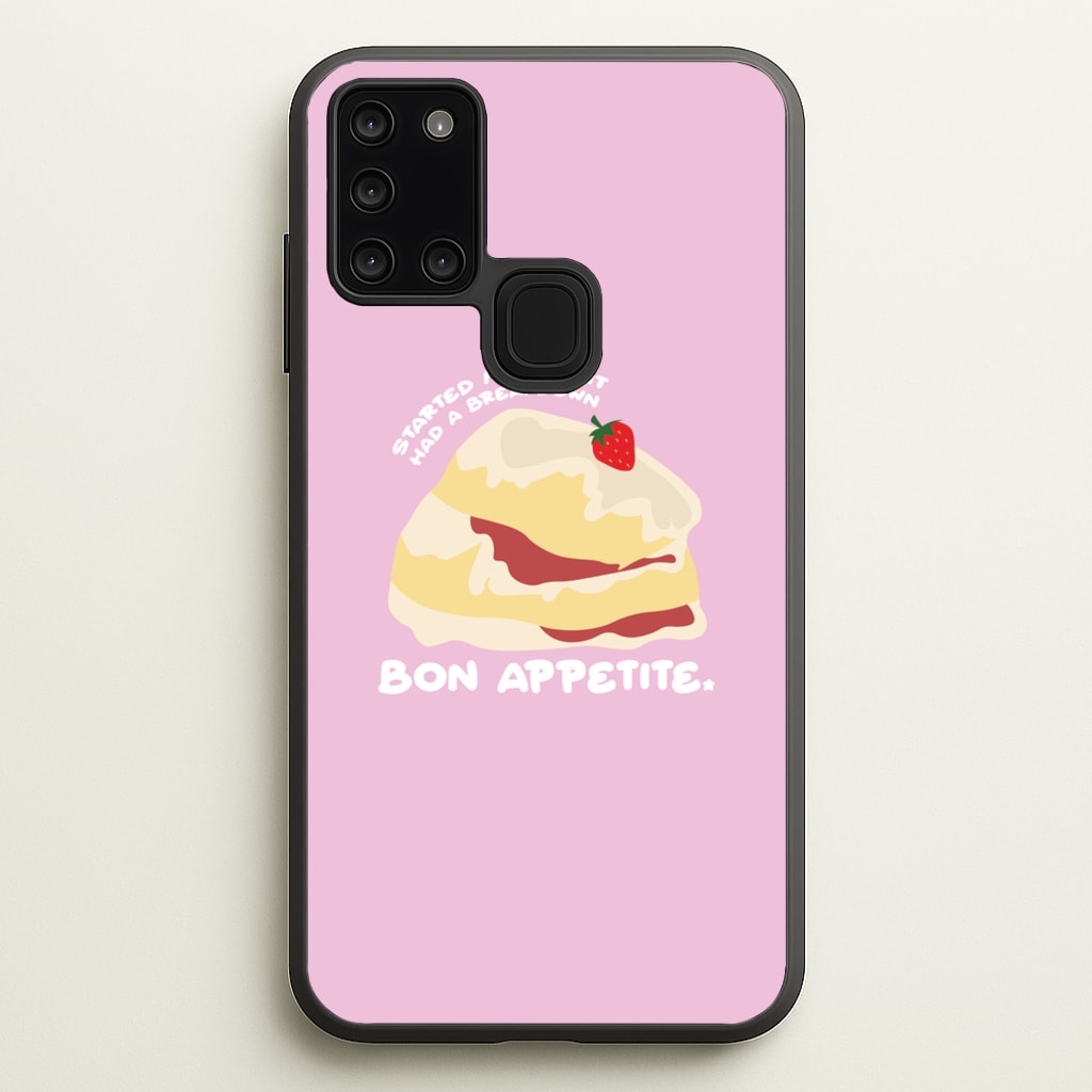 Bon Appetite - British Pop Culture - British Pop Culture Phone Case for Galaxy A21s