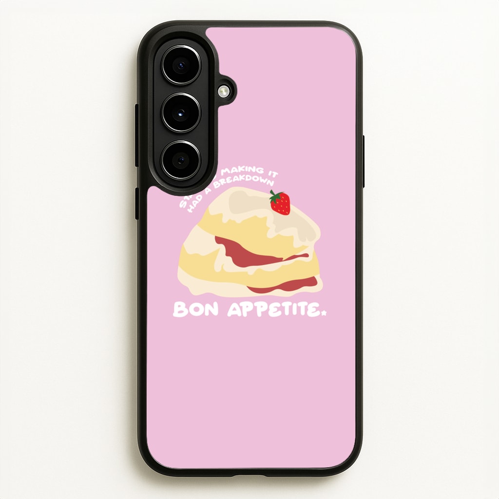 Bon Appetite - British Pop Culture - British Pop Culture Phone Case for Galaxy A56