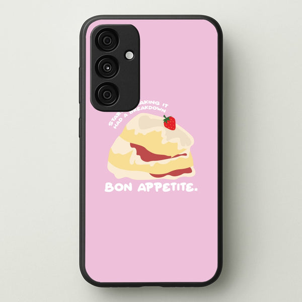 Bon Appetite - British Pop Culture - British Pop Culture Phone Case for Galaxy A35