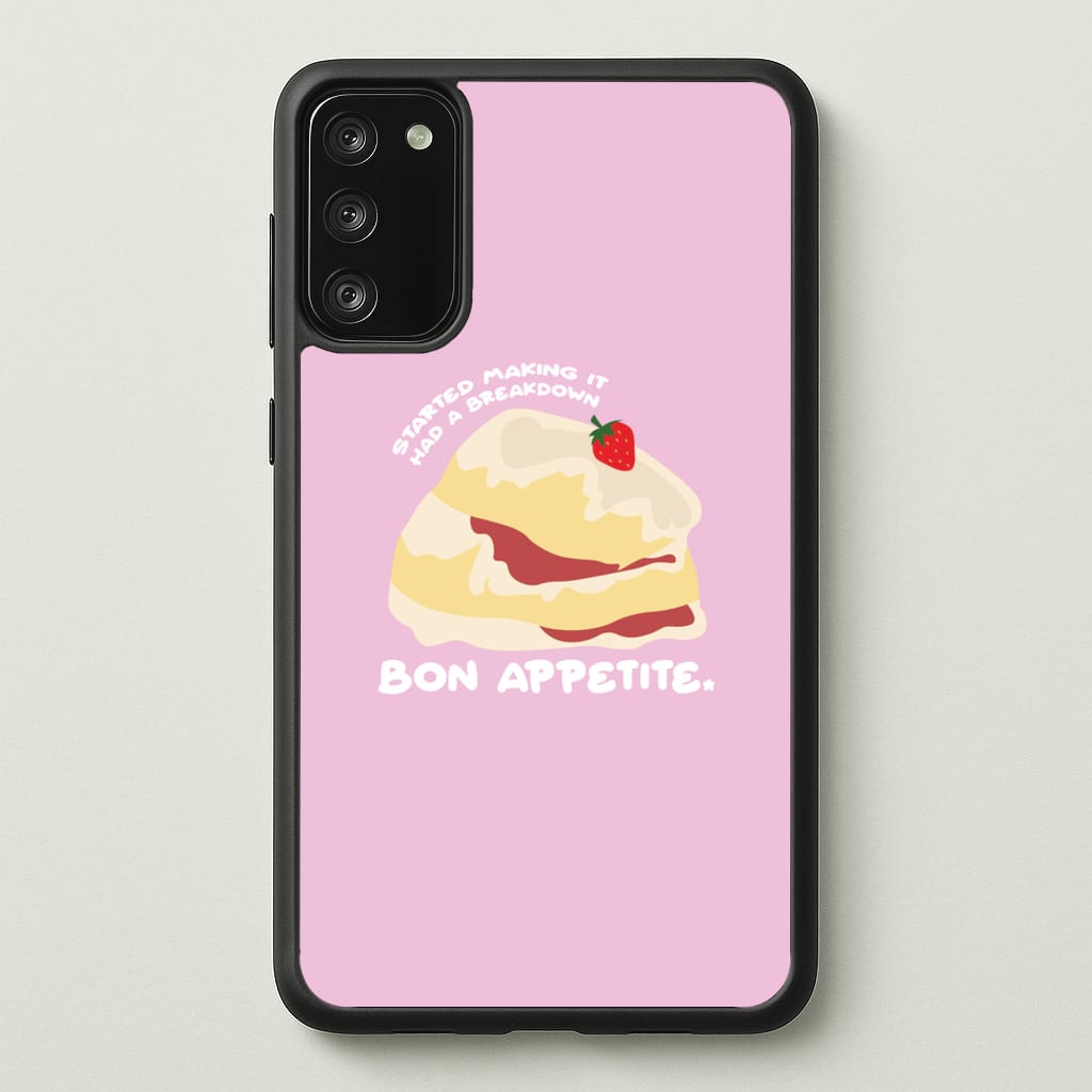 Bon Appetite - British Pop Culture - British Pop Culture Phone Case for Galaxy A41