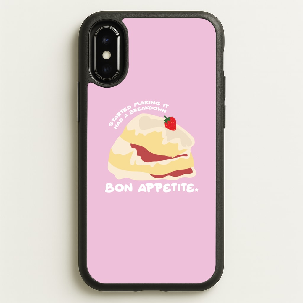 Bon Appetite - British Pop Culture - British Pop Culture Phone Case for iPhone X / XS