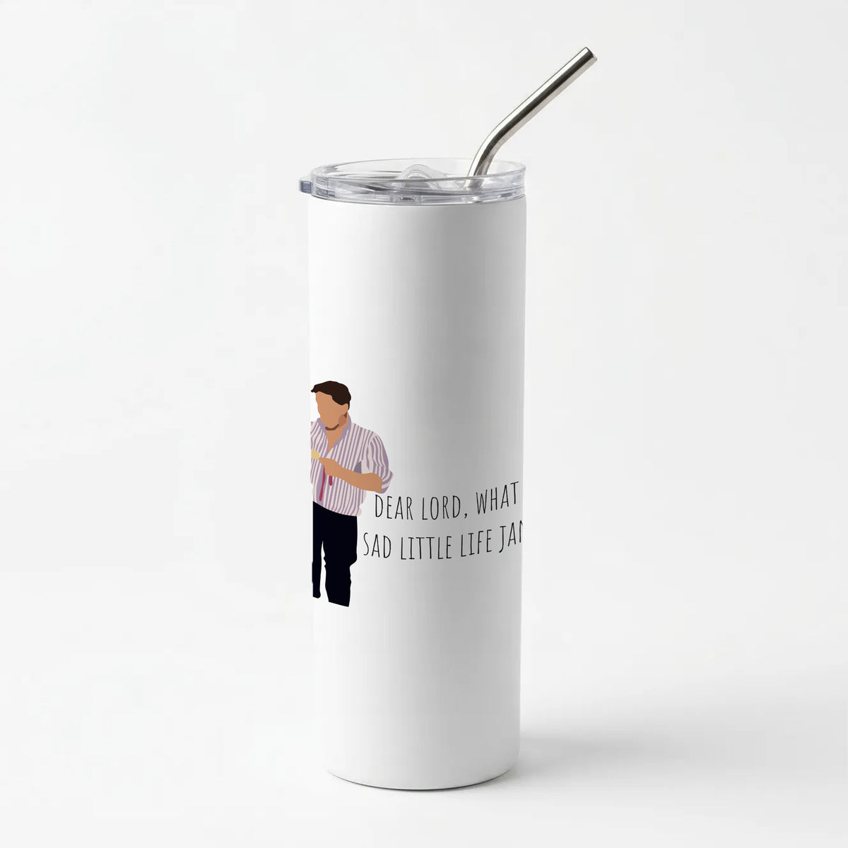 Sad Little Life Jane - British Pop Culture Skinny Tumbler