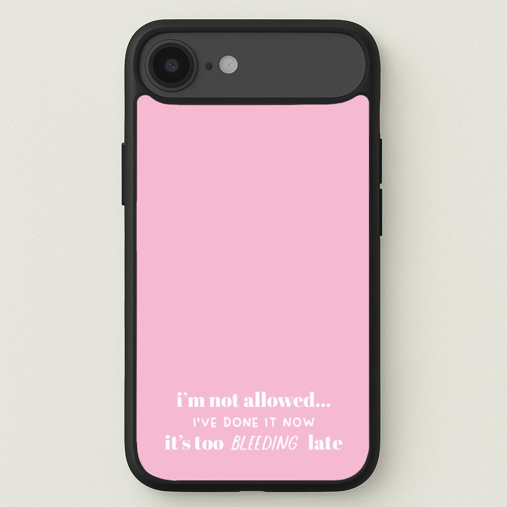 It's Too Bleeding Late - British Pop Culture Phone Case for iPhone 17 Air