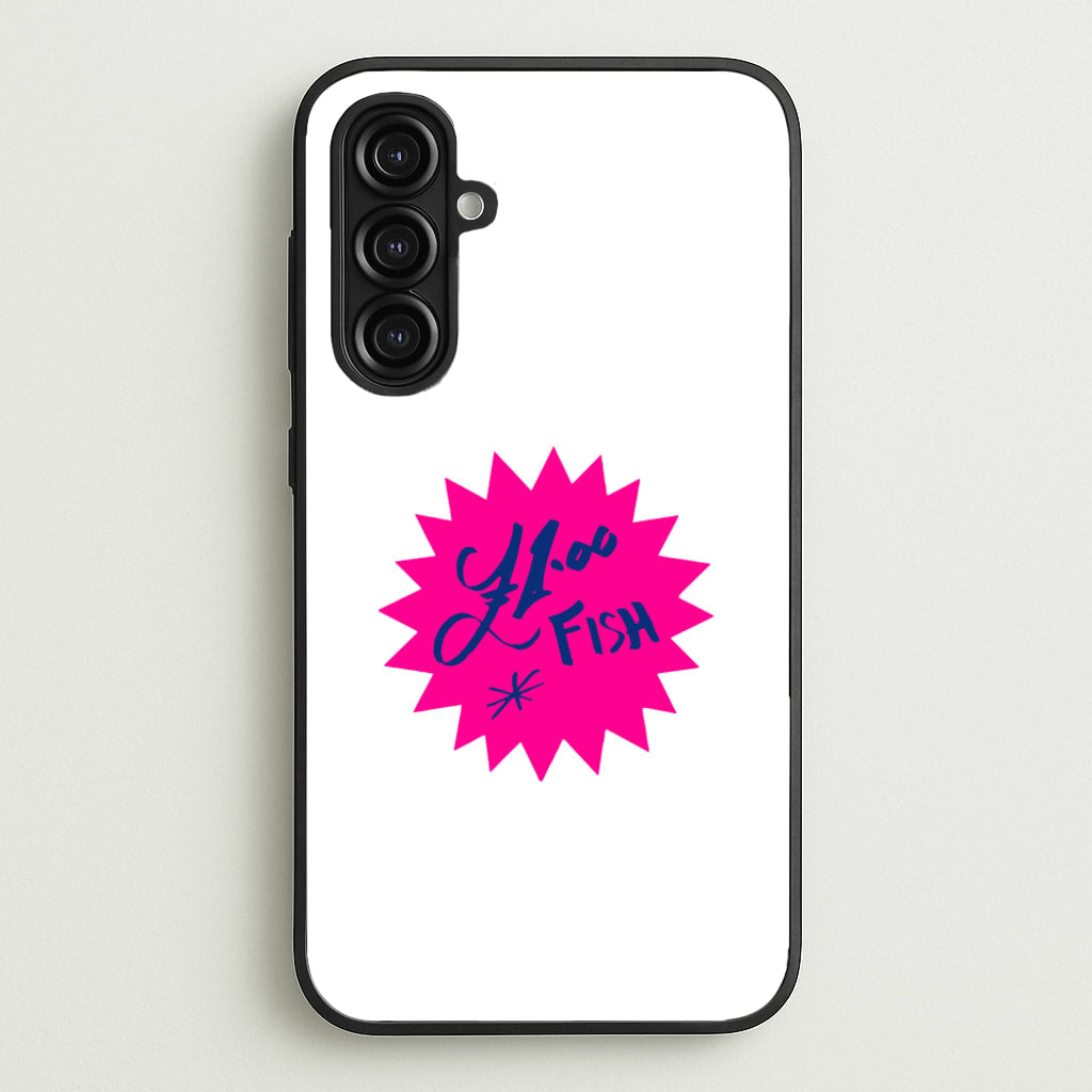 One Pound Fish - British Pop Culture - British Pop Culture Phone Case for Galaxy A16