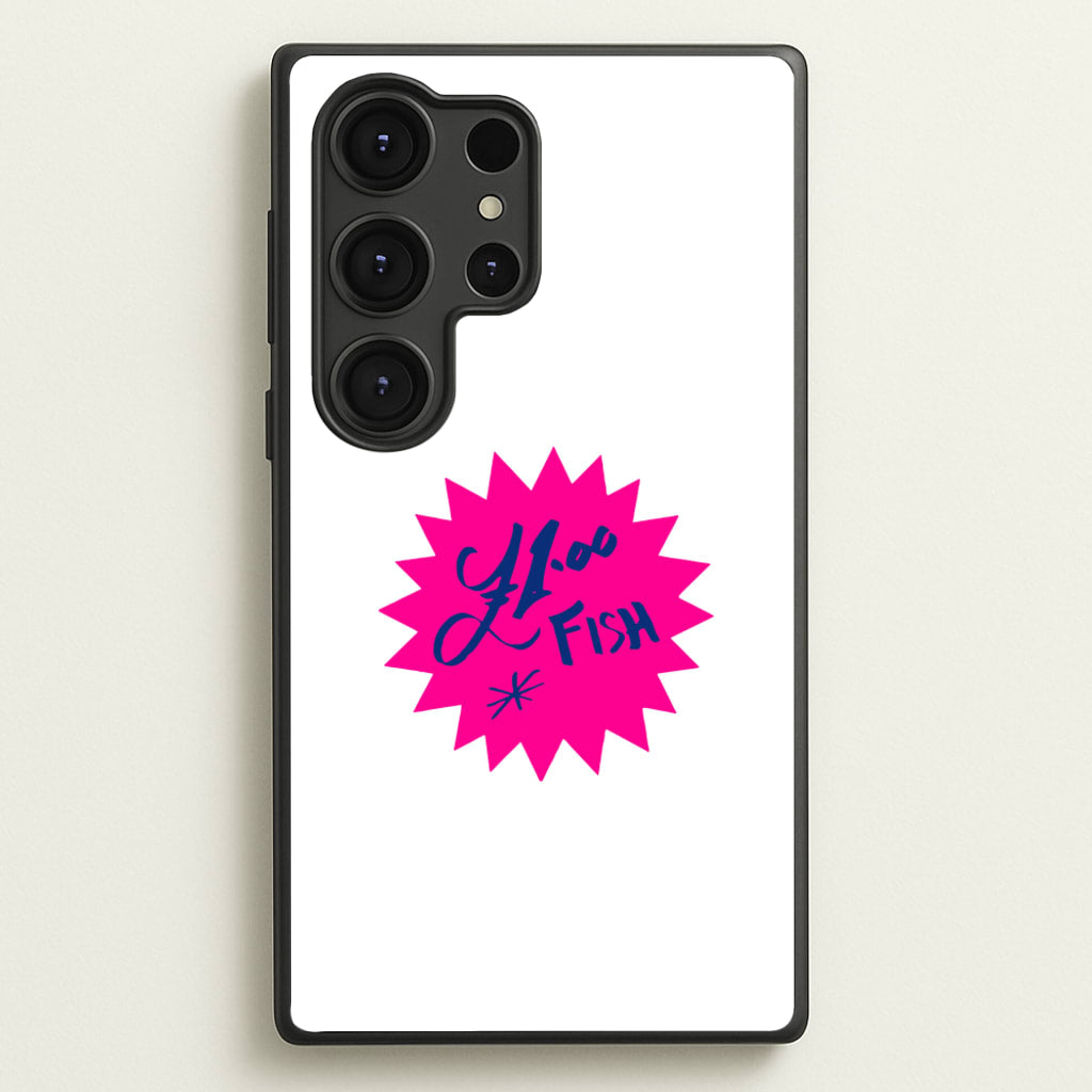 One Pound Fish - British Pop Culture - British Pop Culture Phone Case for Galaxy S25 Ultra