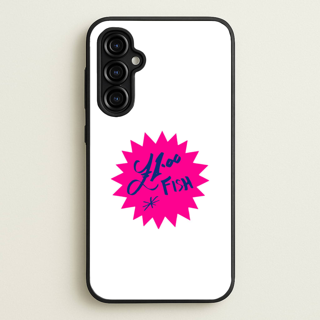One Pound Fish - British Pop Culture - British Pop Culture Phone Case for Galaxy A54