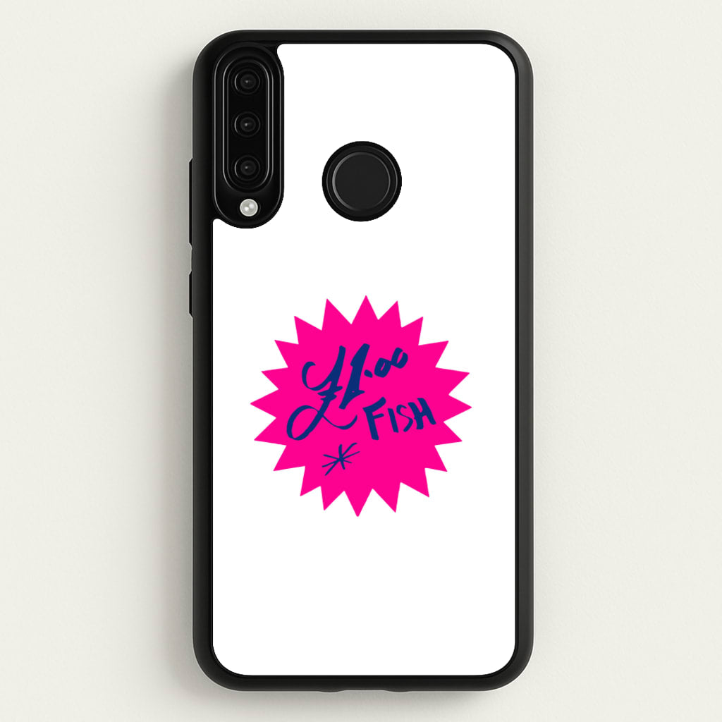 One Pound Fish - British Pop Culture - British Pop Culture Phone Case for Huawei P30 Lite