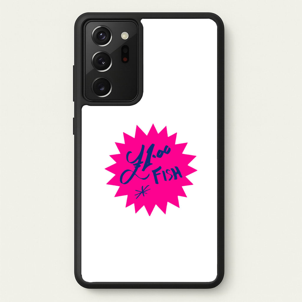 One Pound Fish - British Pop Culture - British Pop Culture Phone Case for Galaxy Note 20 Ultra
