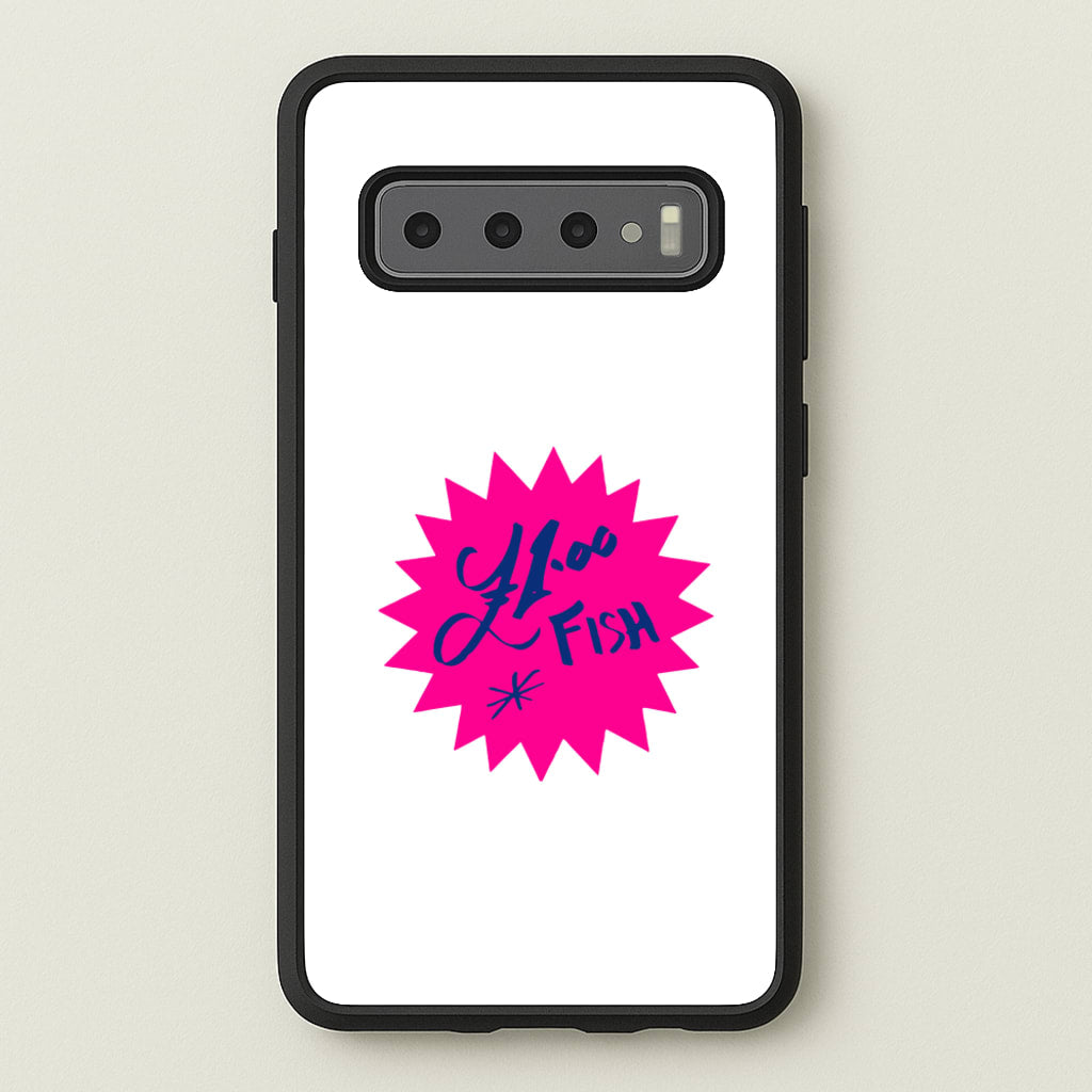 One Pound Fish - British Pop Culture - British Pop Culture Phone Case for Galaxy S10 Plus