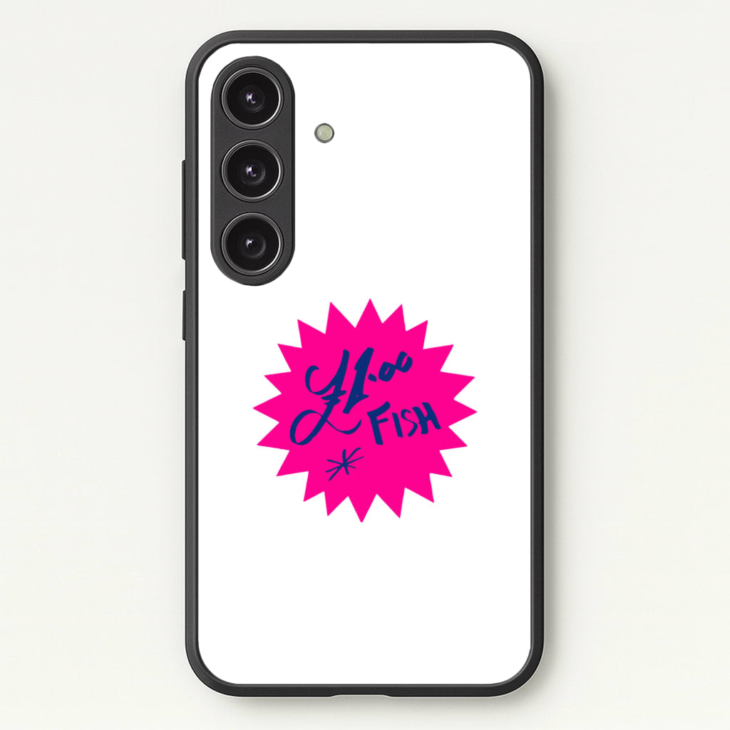 One Pound Fish - British Pop Culture - British Pop Culture Phone Case for Galaxy S24FE