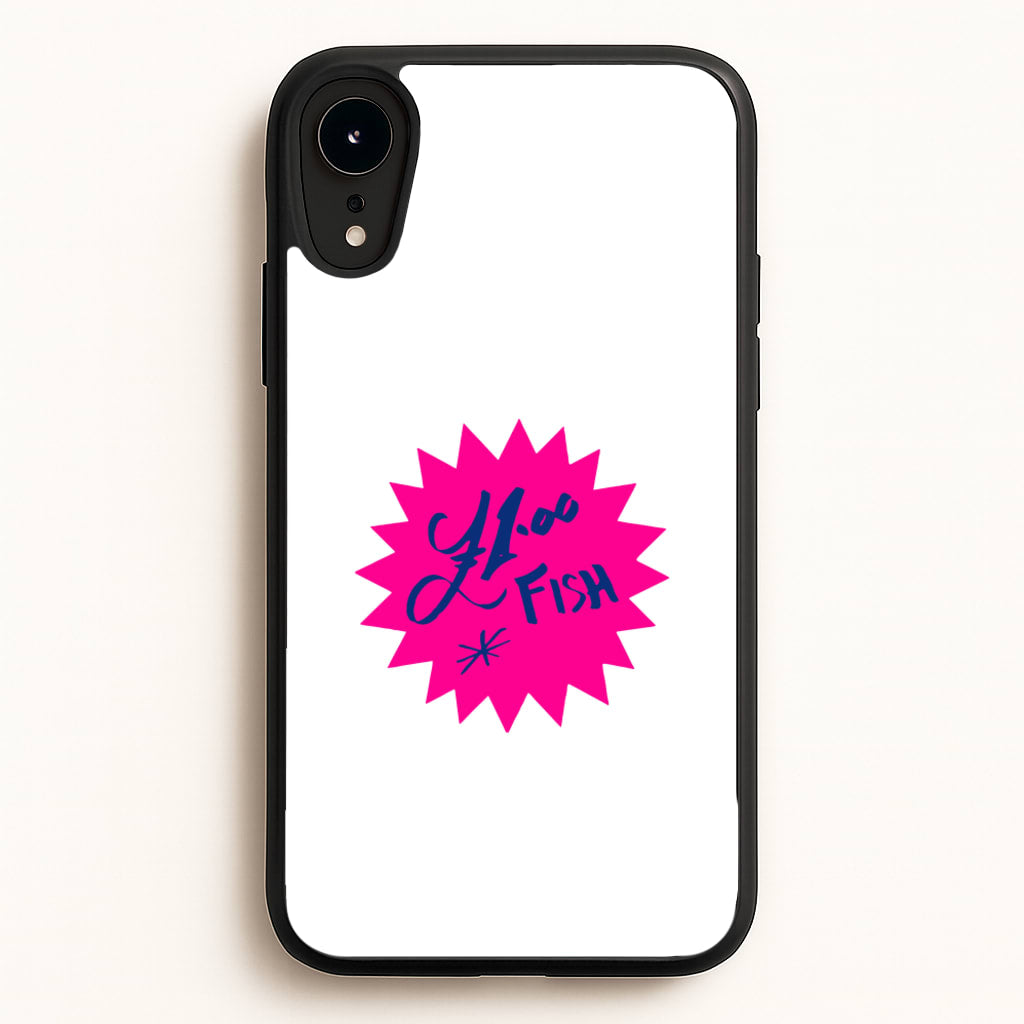 One Pound Fish - British Pop Culture - British Pop Culture Phone Case for iPhone XR