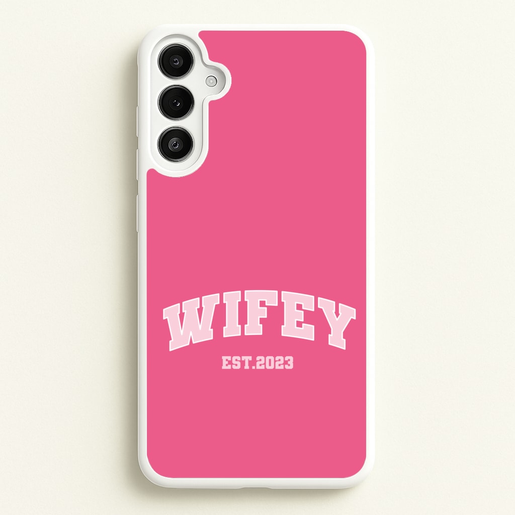 Wifey 2023 - Bridal - Bridal Phone Case for Galaxy A34