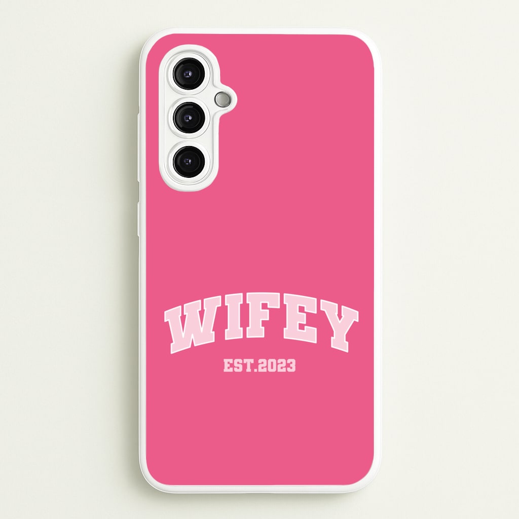 Wifey 2023 - Bridal - Bridal Phone Case for Galaxy A14
