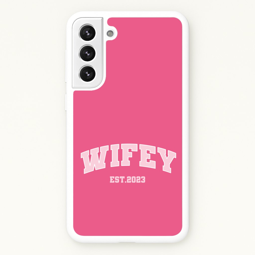 Wifey 2023 - Bridal - Bridal Phone Case for Galaxy S22