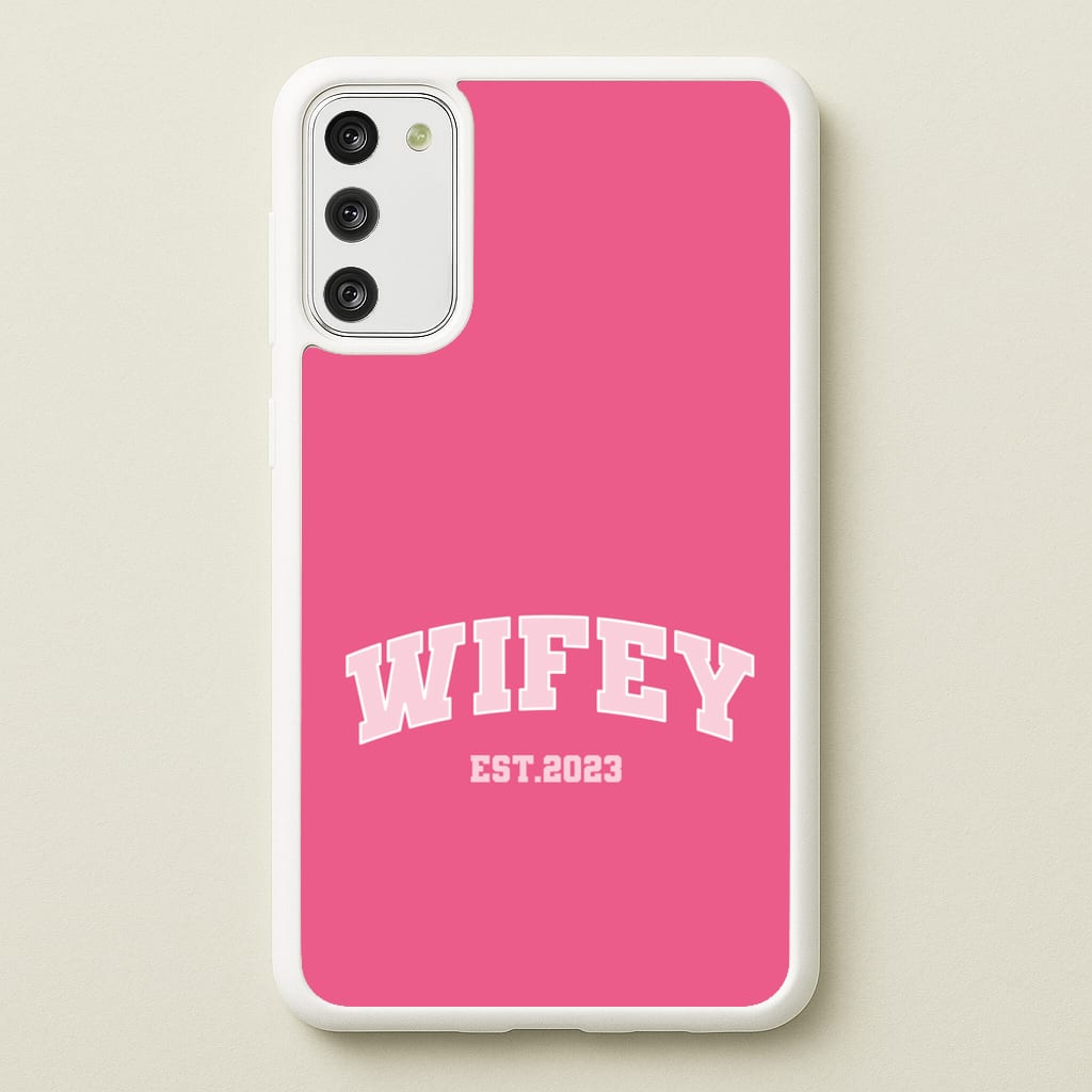 Wifey 2023 - Bridal - Bridal Phone Case for Galaxy S20FE
