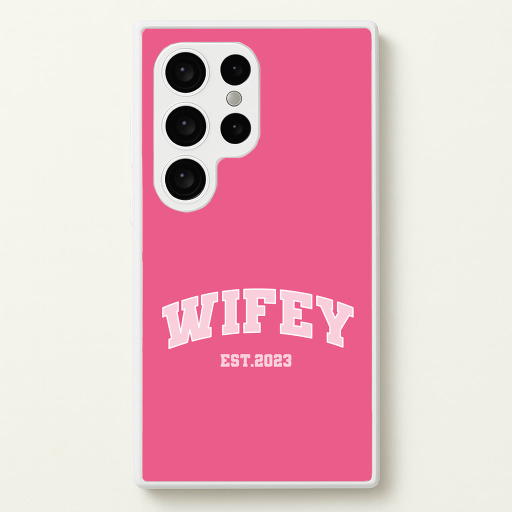 Wifey 2023 - Bridal - Bridal Phone Case for Galaxy S24 Ultra