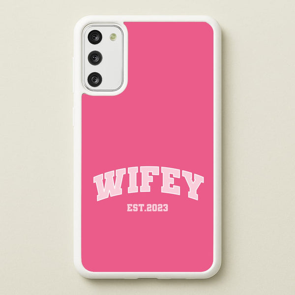Wifey 2023 - Bridal - Bridal Phone Case for Galaxy A41
