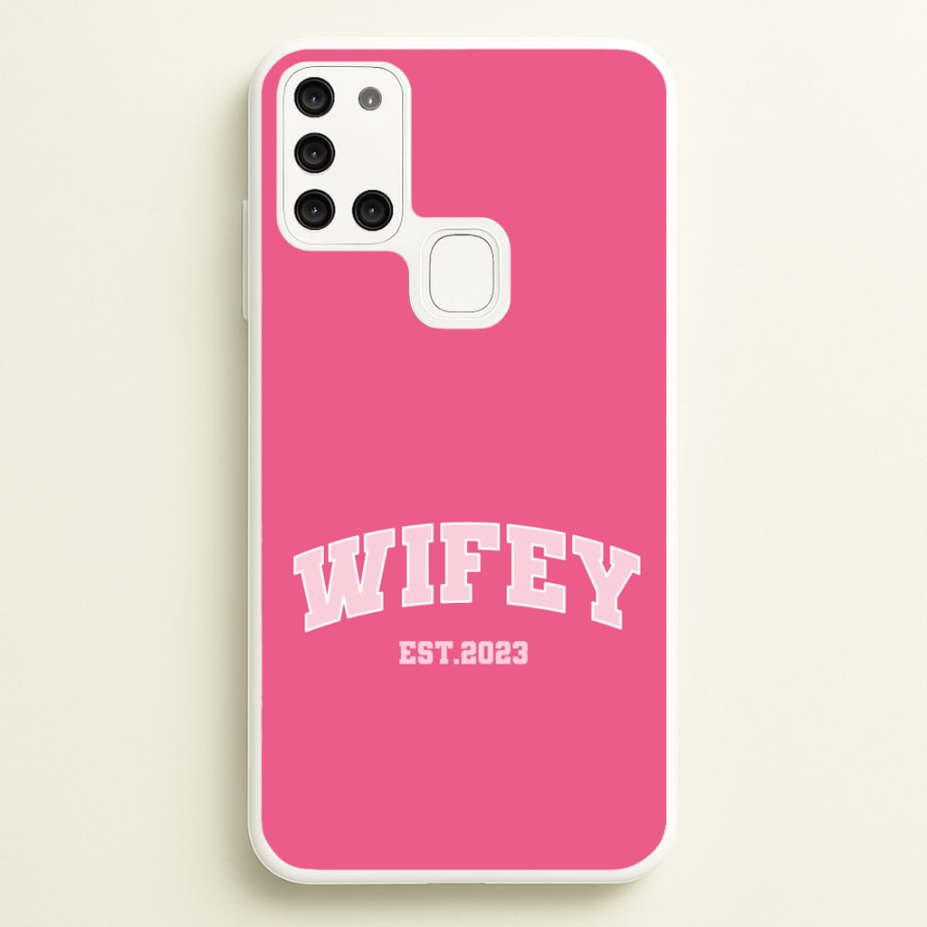 Wifey 2023 - Bridal - Bridal Phone Case for Galaxy A21s