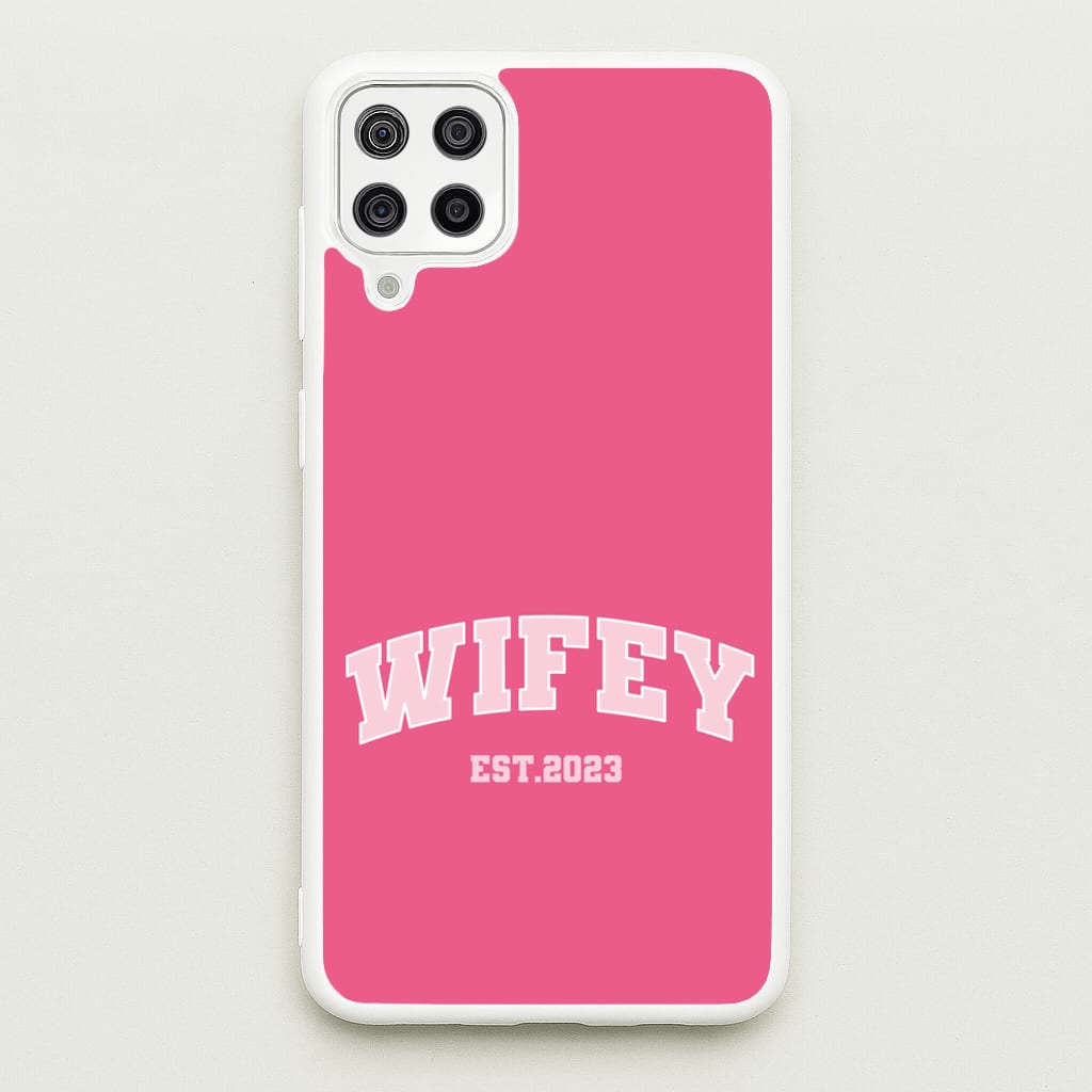 Wifey 2023 - Bridal - Bridal Phone Case for Galaxy A12