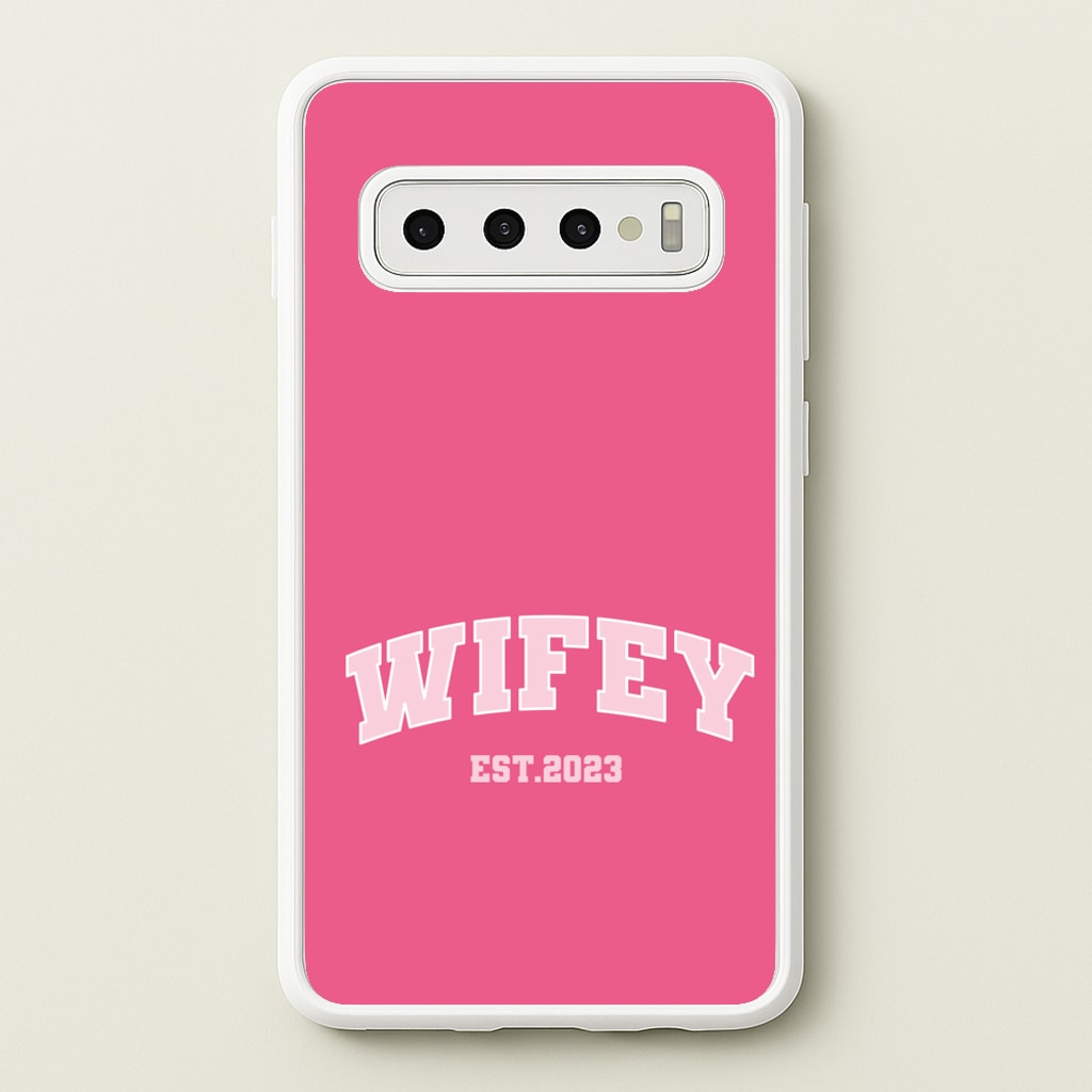 Wifey 2023 - Bridal - Bridal Phone Case for Galaxy S10