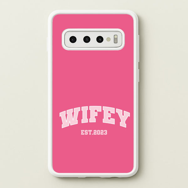 Wifey 2023 - Bridal - Bridal Phone Case for Galaxy S10