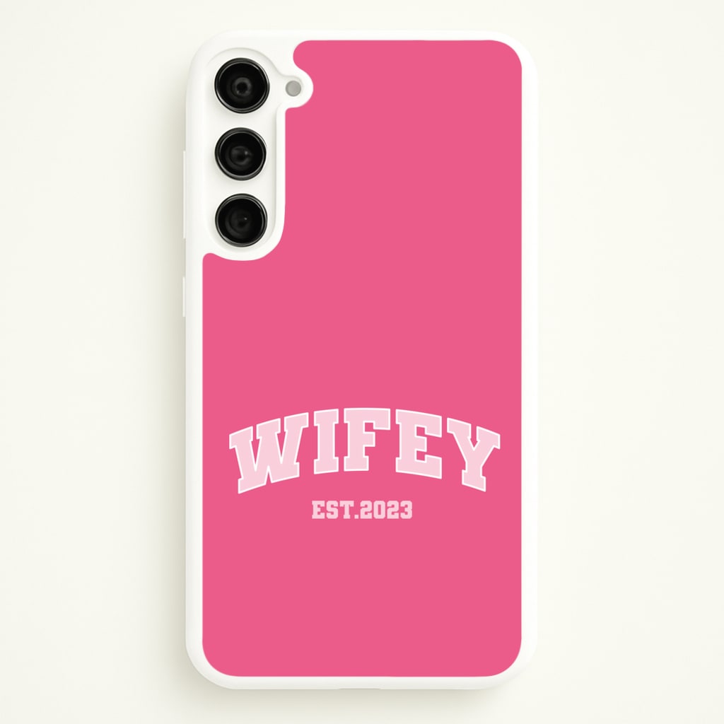 Wifey 2023 - Bridal - Bridal Phone Case for Galaxy S23 Plus