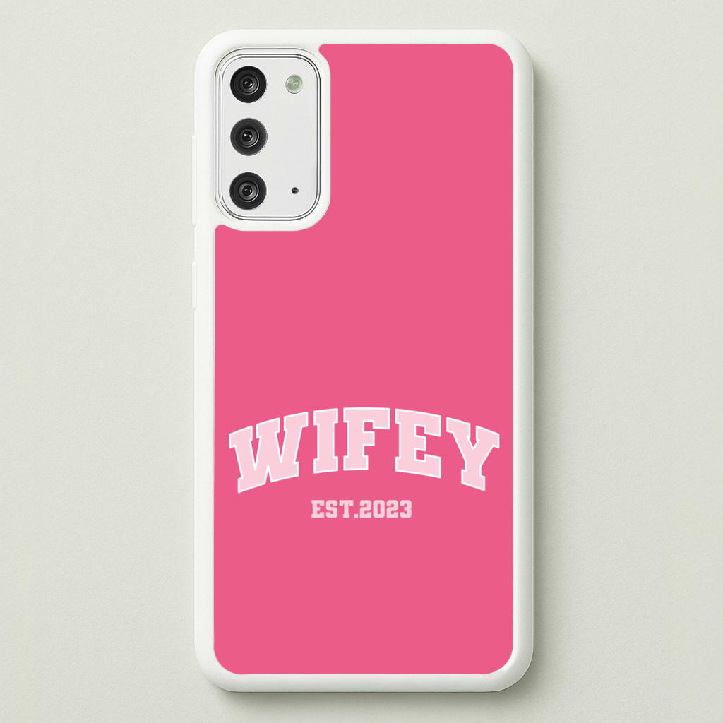 Wifey 2023 - Bridal - Bridal Phone Case for Galaxy Note 20