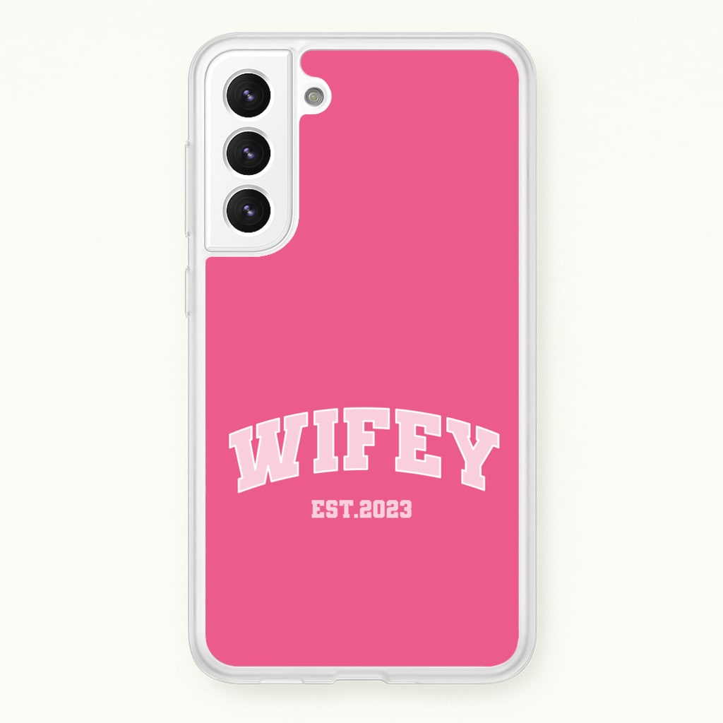 Wifey 2023 - Bridal - Bridal Phone Case for Galaxy S22 Plus