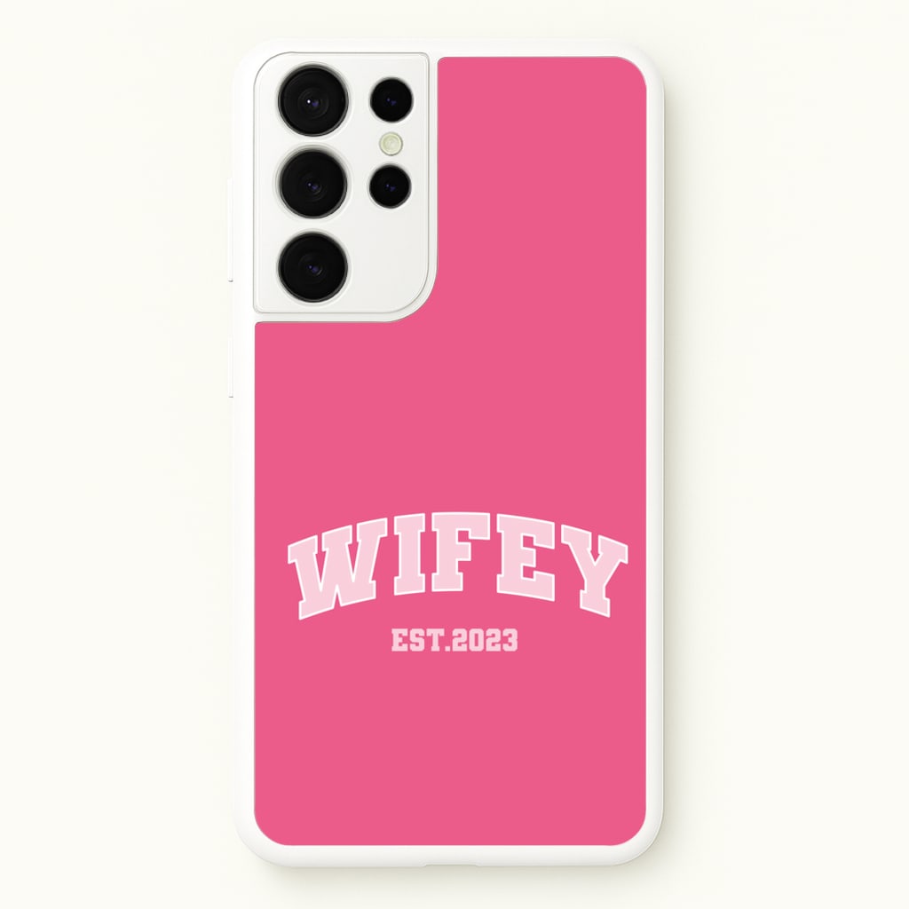 Wifey 2023 - Bridal - Bridal Phone Case for Galaxy S21 Ultra