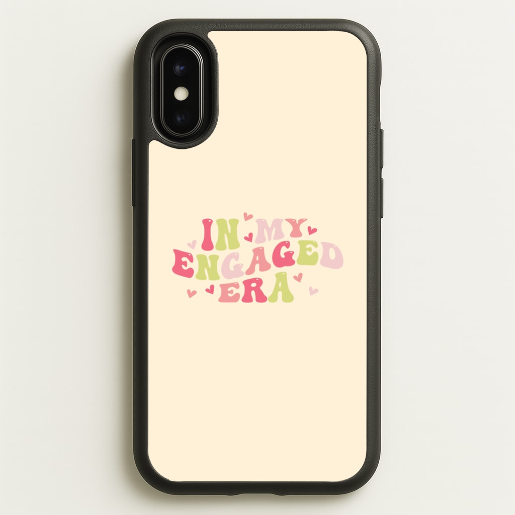 In My Engaged Era - Bridal - Bridal Phone Case for iPhone X / XS