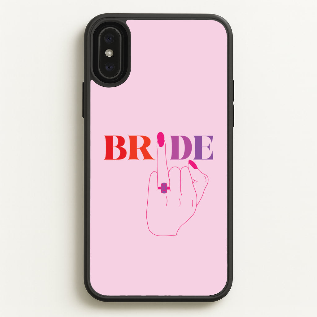 Bride - Bridal - Bridal Phone Case for iPhone XS Max
