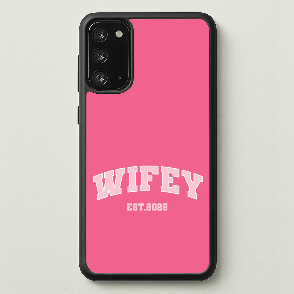 Wifey 2025 - Bridal Phone Case for Galaxy Note 20