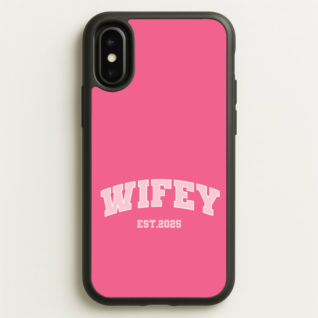 Wifey 2025 - Bridal Phone Case for iPhone X / XS