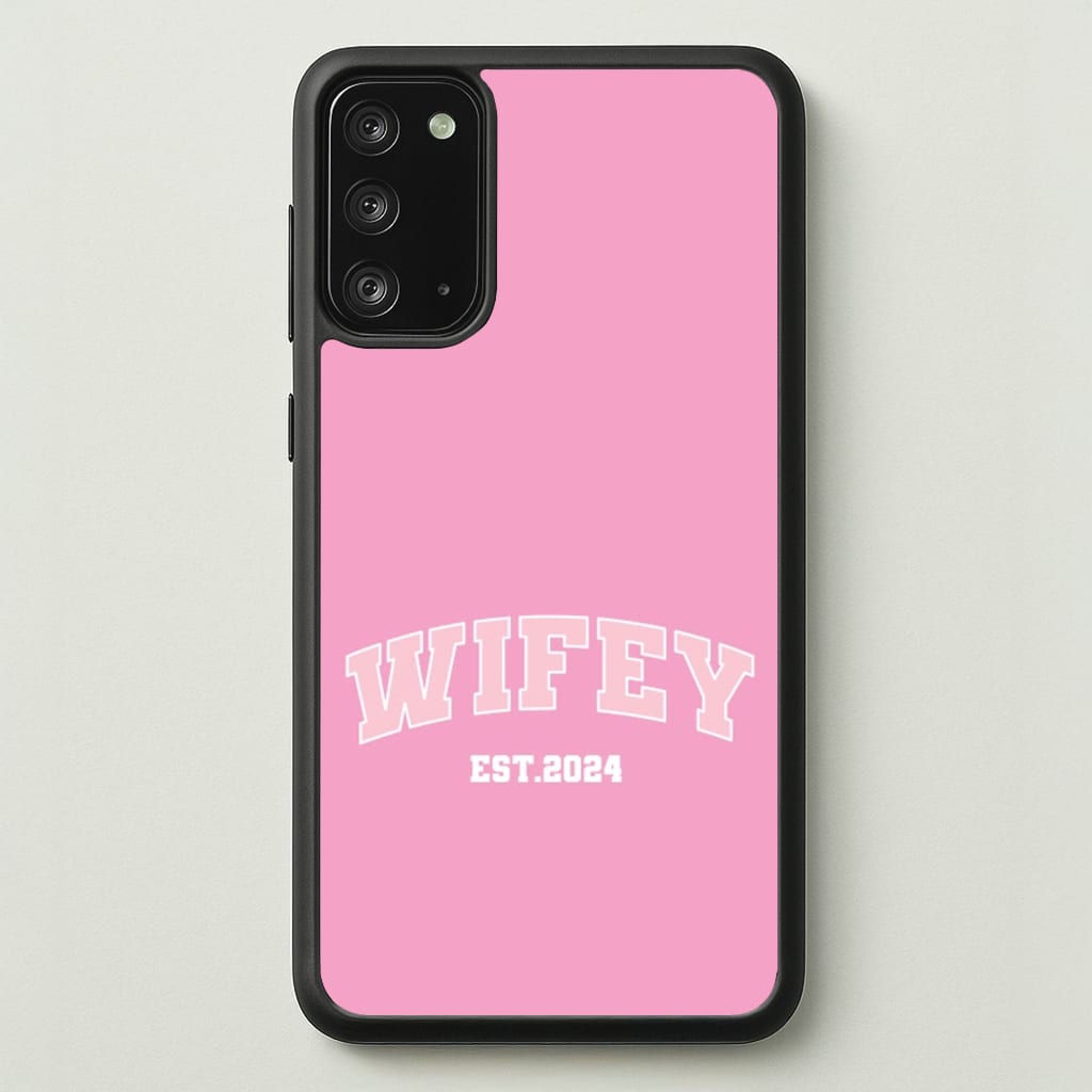 Wifey 2024 - Bridal - Bridal Phone Case for Galaxy Note 20