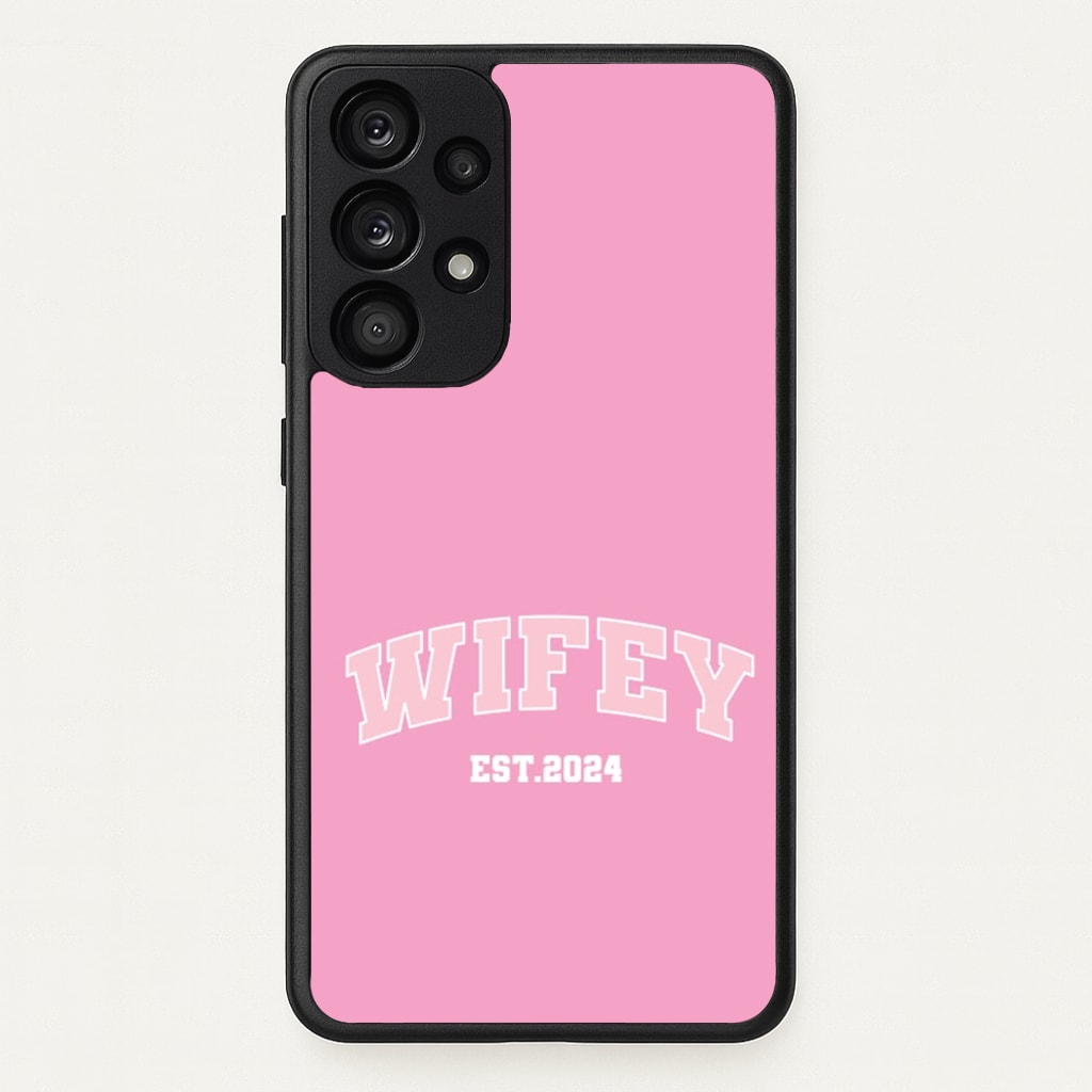 Wifey 2024 - Bridal - Bridal Phone Case for Galaxy A53