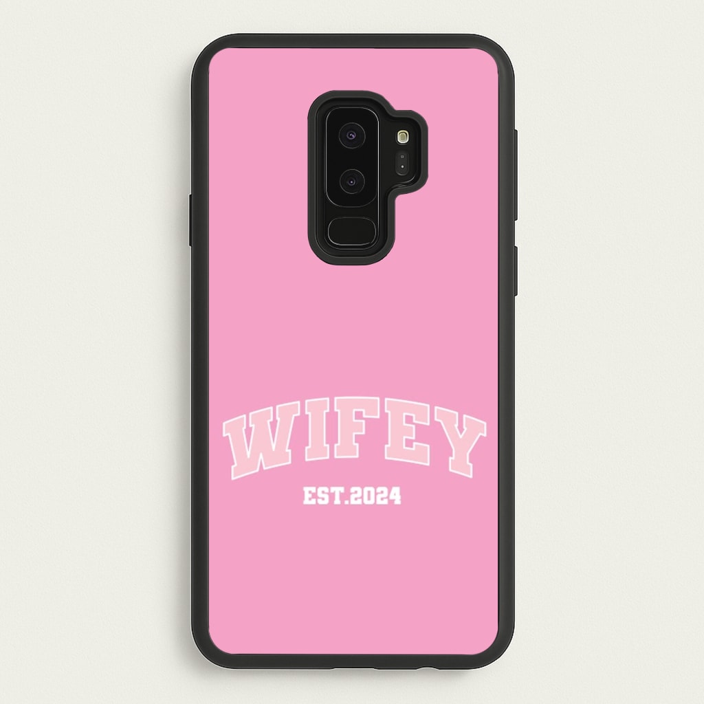Wifey 2024 - Bridal - Bridal Phone Case for Galaxy S9 Plus