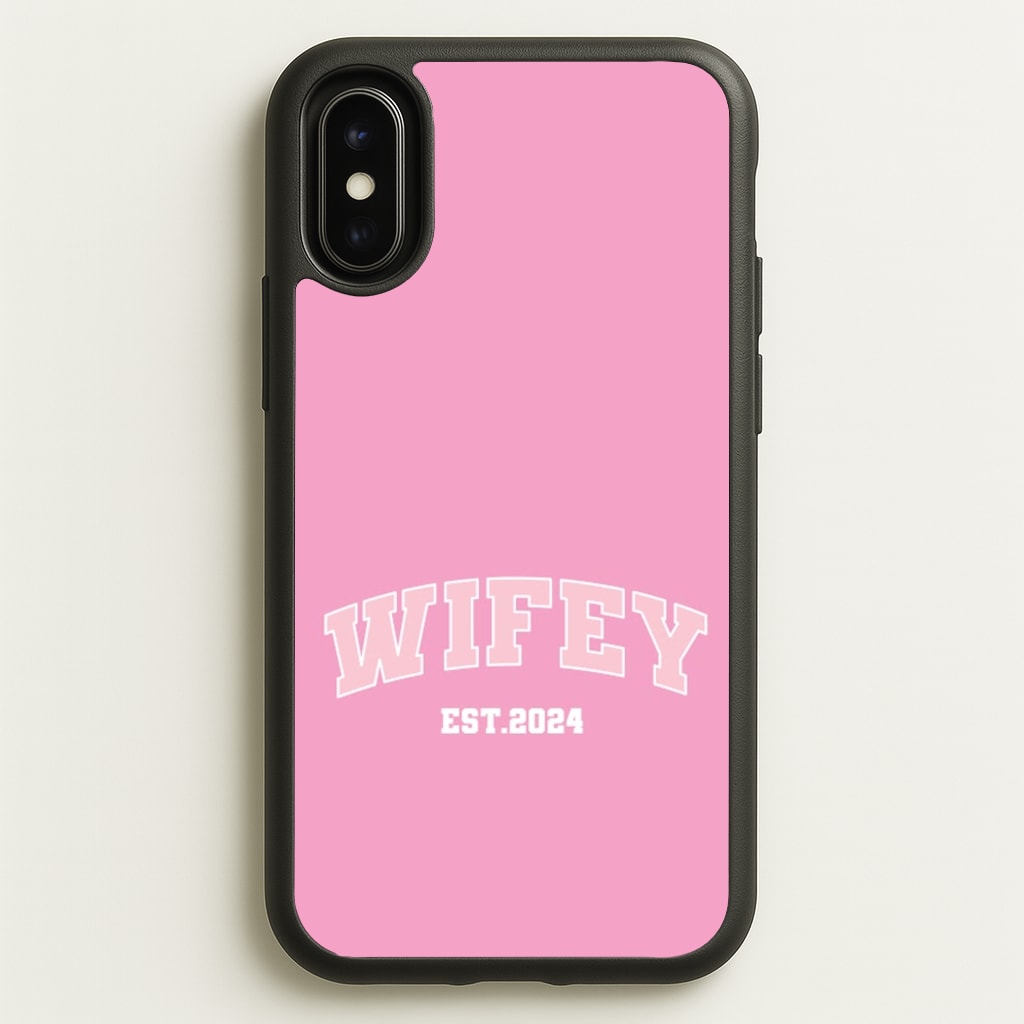 Wifey 2024 - Bridal - Bridal Phone Case for iPhone X / XS