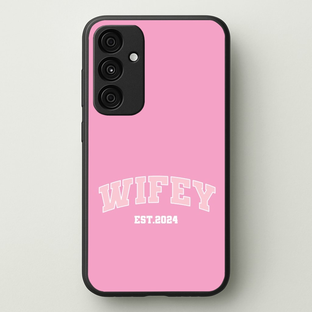 Wifey 2024 - Bridal - Bridal Phone Case for Galaxy A35