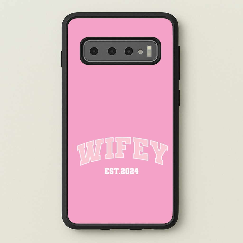 Wifey 2024 - Bridal - Bridal Phone Case for Galaxy S10 Plus