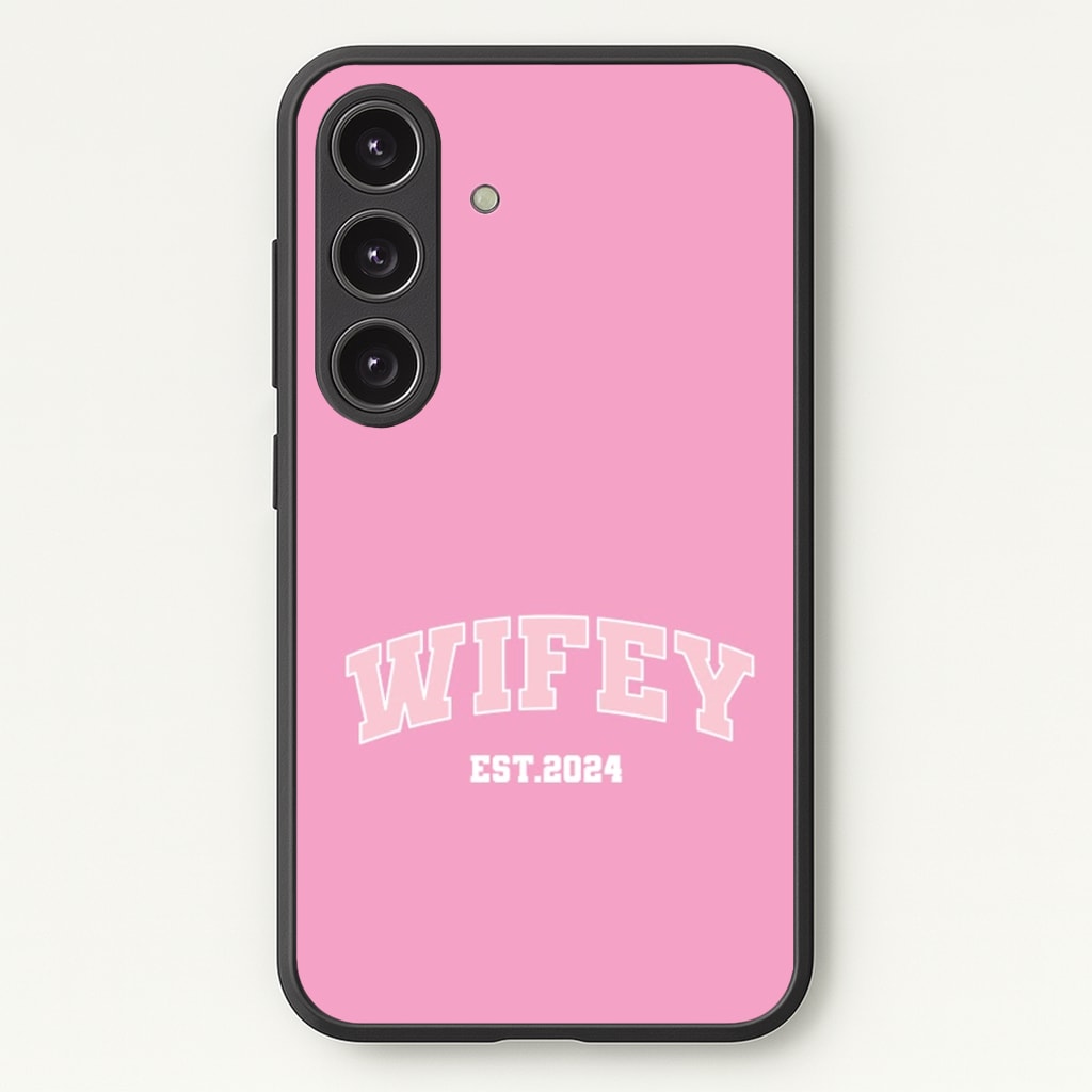 Wifey 2024 - Bridal - Bridal Phone Case for Galaxy S24
