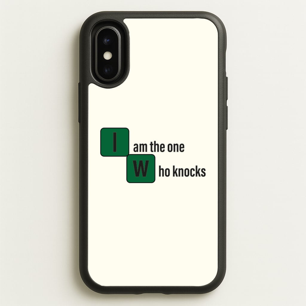 I Am The One Who Knocks - Breaking Bad Phone Case for iPhone X / XS