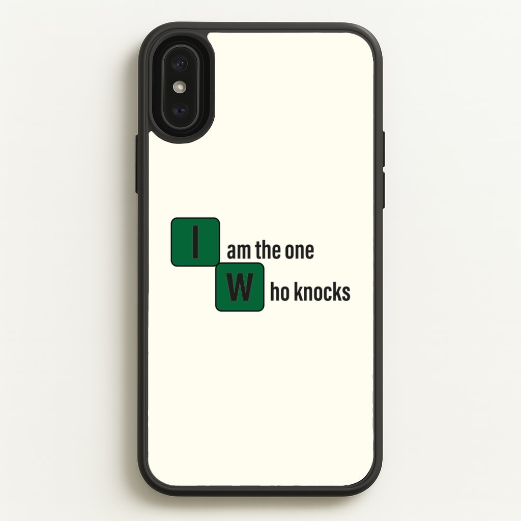 I Am The One Who Knocks - Breaking Bad Phone Case for iPhone XS Max