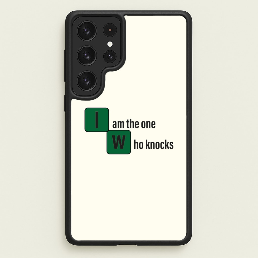 I Am The One Who Knocks - Breaking Bad Phone Case for Galaxy S22 Ultra