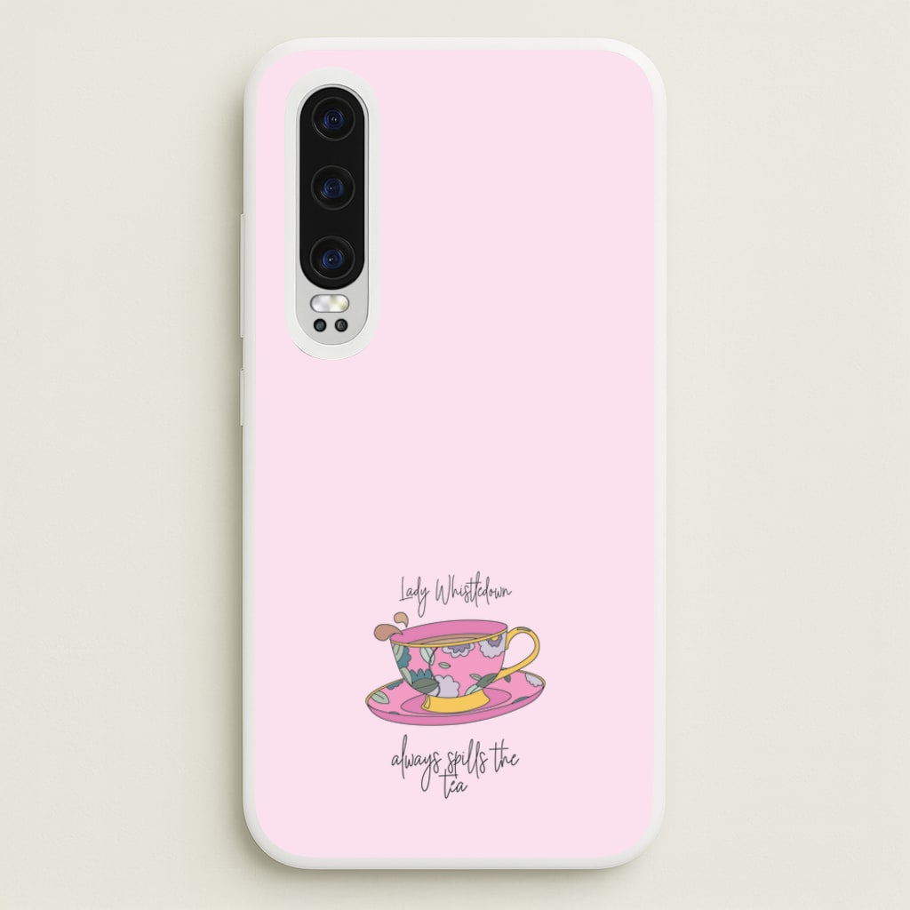 Lady Whistledown - Bridgerton Phone Case for Huawei P30