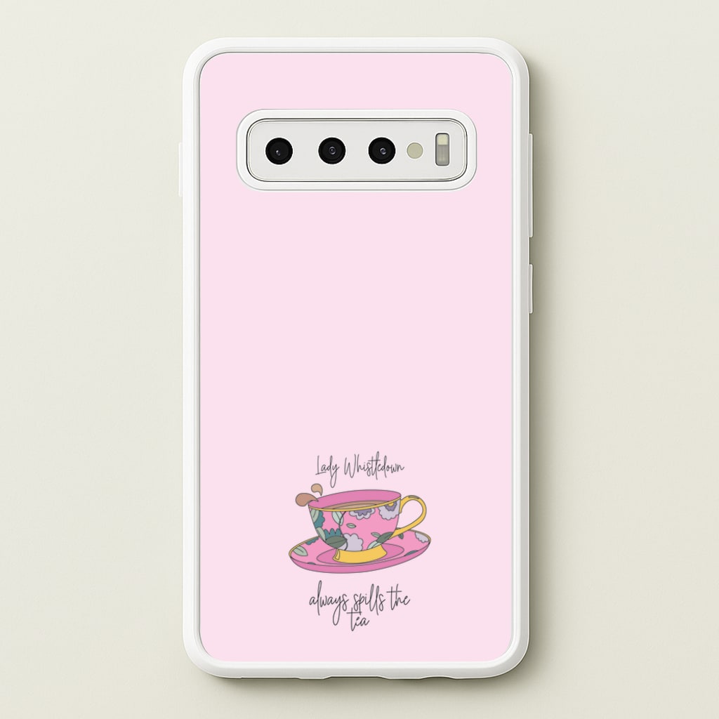 Lady Whistledown - Bridgerton Phone Case for Galaxy S10 Plus